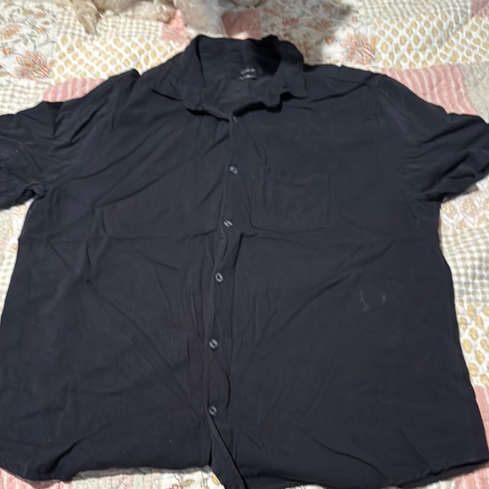 Black Button-Up Shirt